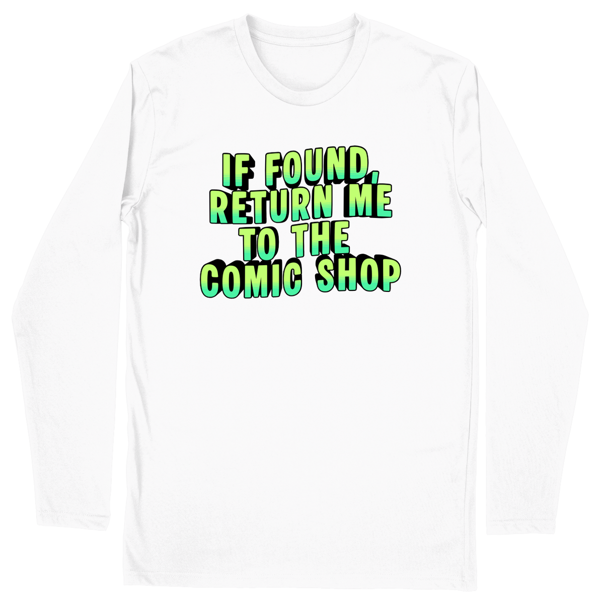Long Sleeve Unisex T-shirt - White - front***White|||Long Sleeve Unisex T-shirt