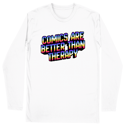 Long Sleeve Unisex T-shirt - White - front