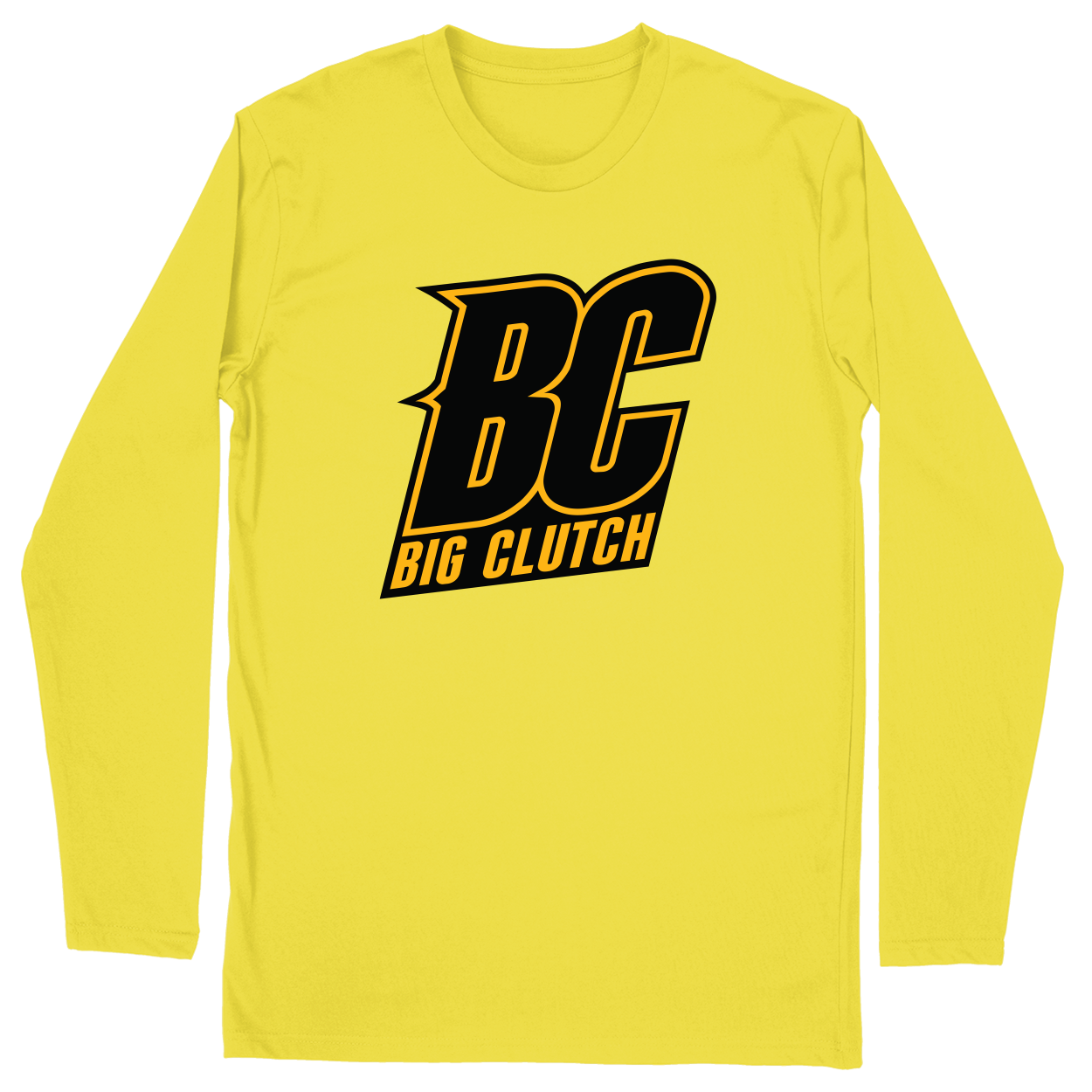 Long Sleeve Unisex T-shirt - Yellow - front***Yellow|||Long Sleeve Unisex T-shirt