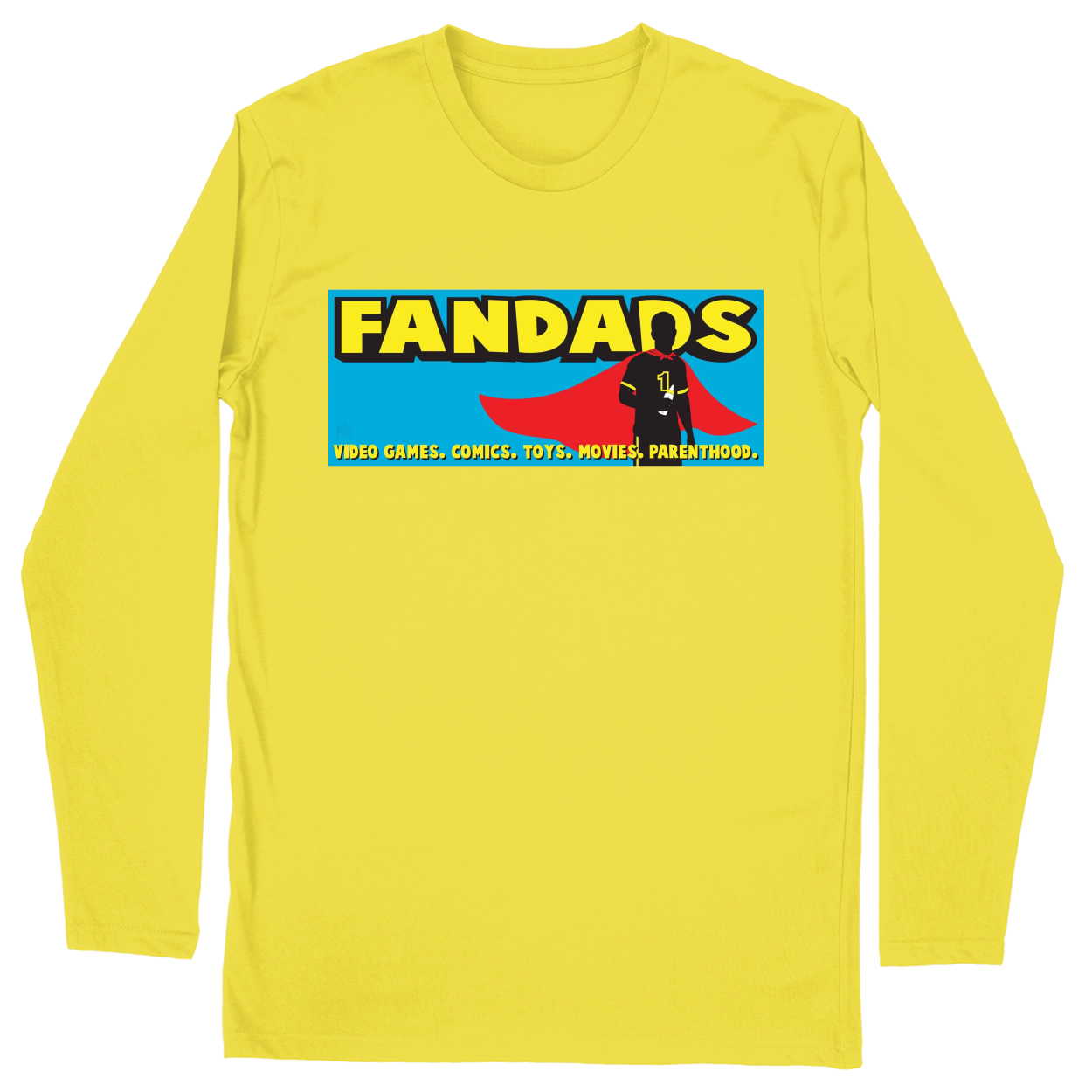 Long Sleeve Unisex T-shirt - Yellow - front