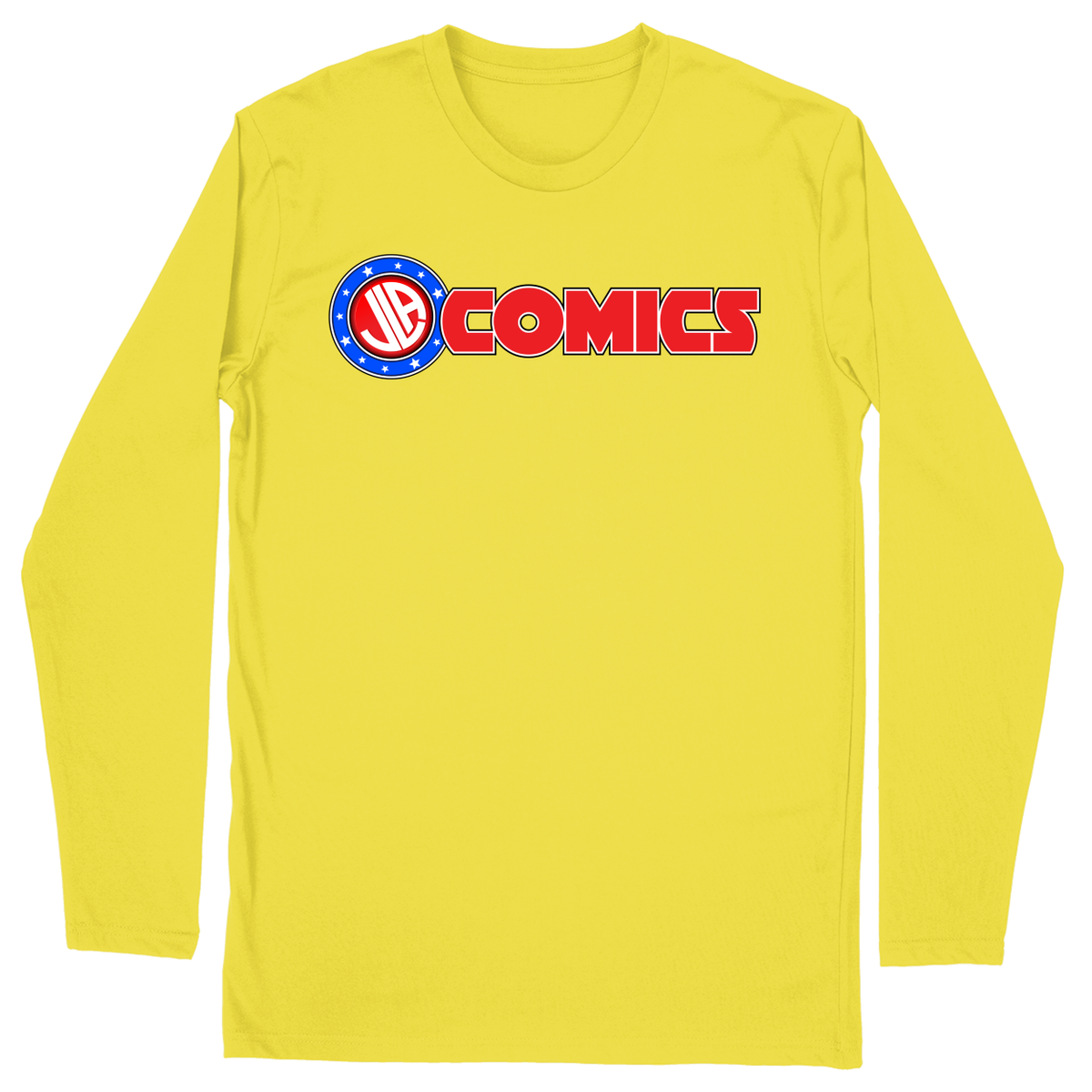 Long Sleeve Unisex T-shirt - Yellow - front***Yellow|||Long Sleeve Unisex T-shirt