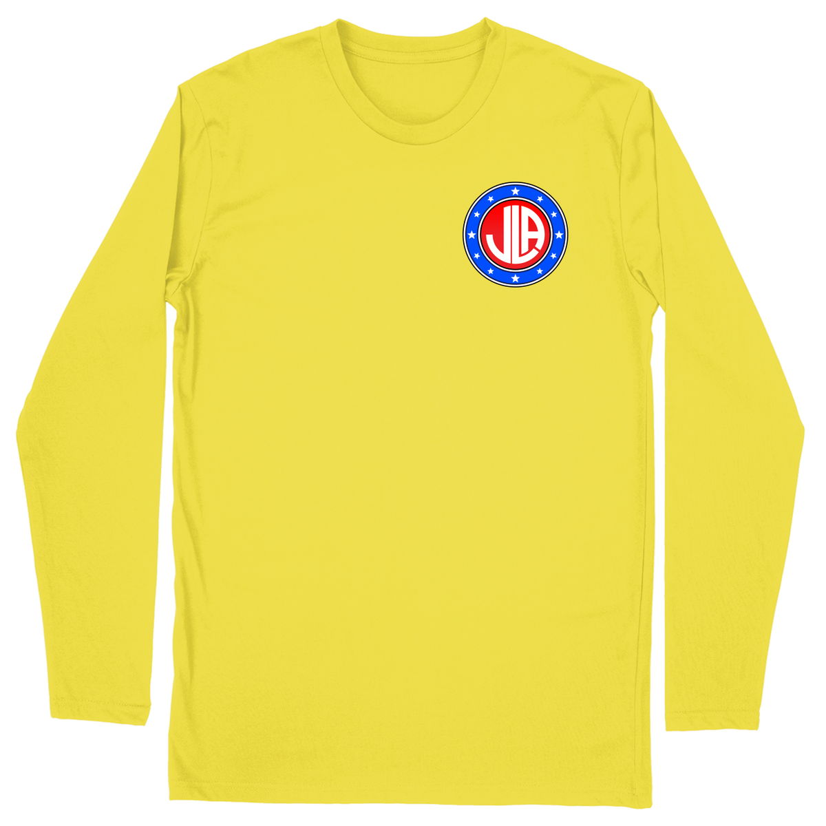 Long Sleeve Unisex T-shirt - Yellow - front***Yellow|||Long Sleeve Unisex T-shirt