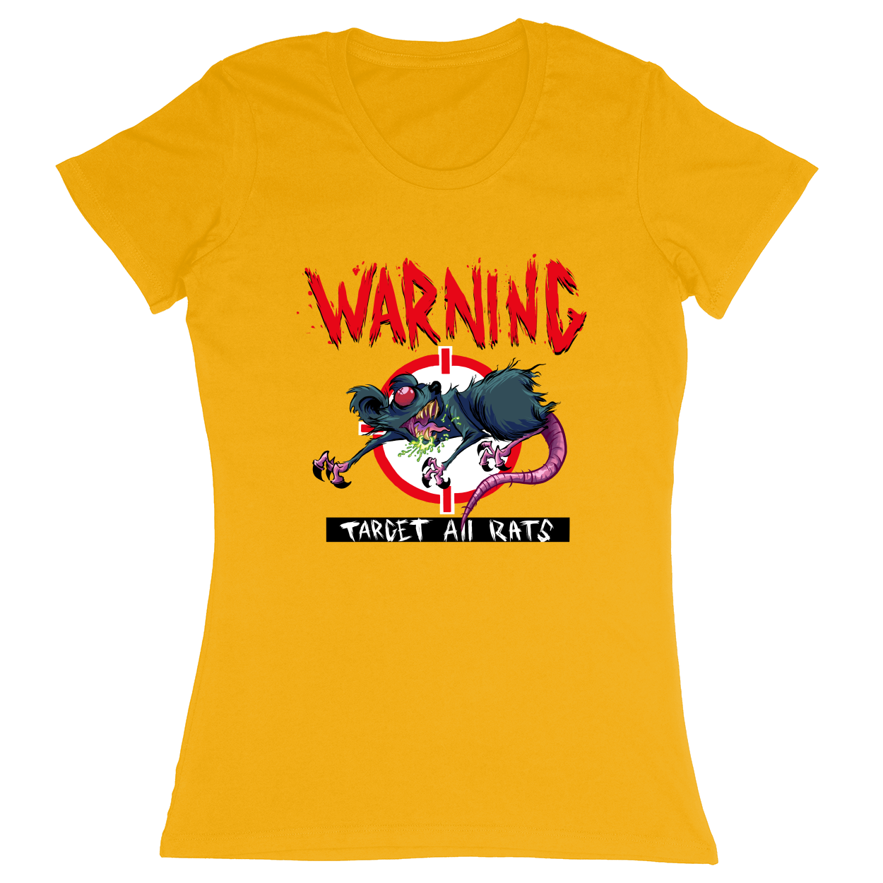 Premium Ladies Fitted Soft T-Shirt - Athletic Gold - front***Athletic Gold|||Premium Ladies Fitted Soft T-Shirt