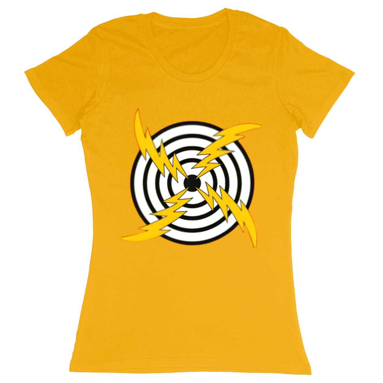 Premium Ladies Fitted Soft T-Shirt - Athletic Gold - front***Athletic Gold|||Premium Ladies Fitted Soft T-Shirt