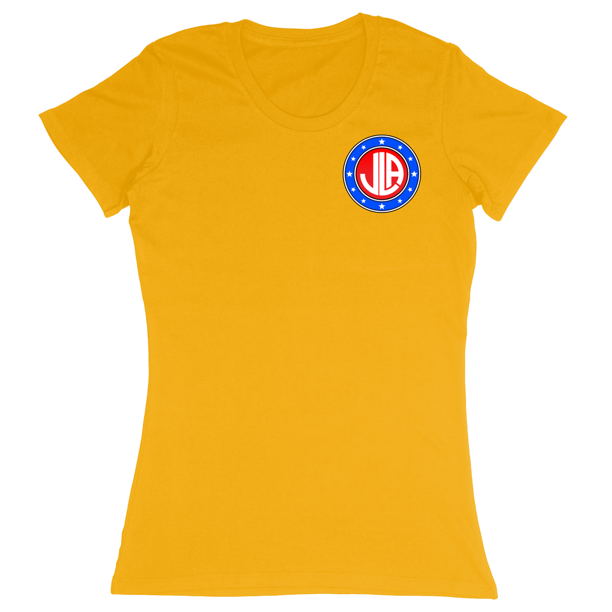 Premium Ladies Fitted Soft T-Shirt - Athletic Gold - front***Athletic Gold|||Premium Ladies Fitted Soft T-Shirt