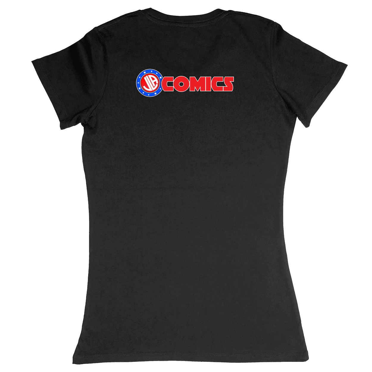 Premium Ladies Fitted Soft T-Shirt - Black - back***Black|||Premium Ladies Fitted Soft T-Shirt
