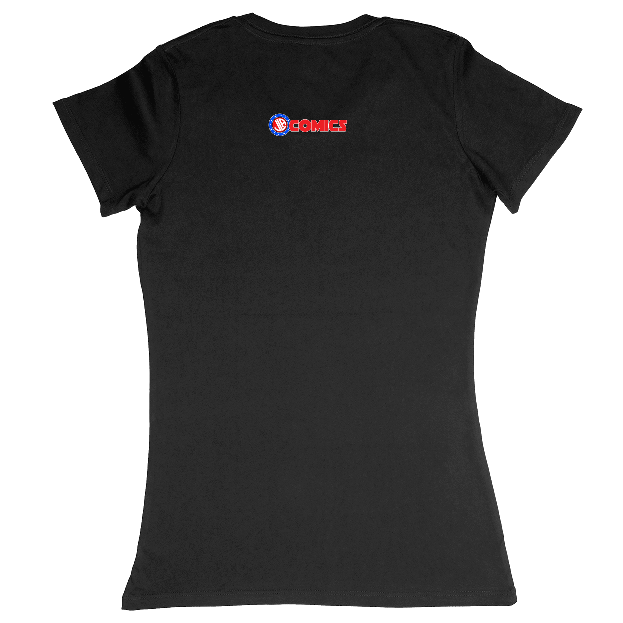 Premium Ladies Fitted Soft T-Shirt - Black - back