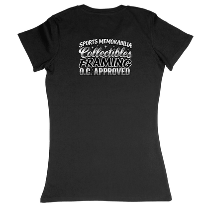 Premium Ladies Fitted Soft T-Shirt - Black - back