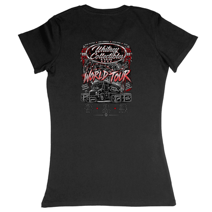 Premium Ladies Fitted Soft T-Shirt - Black - back