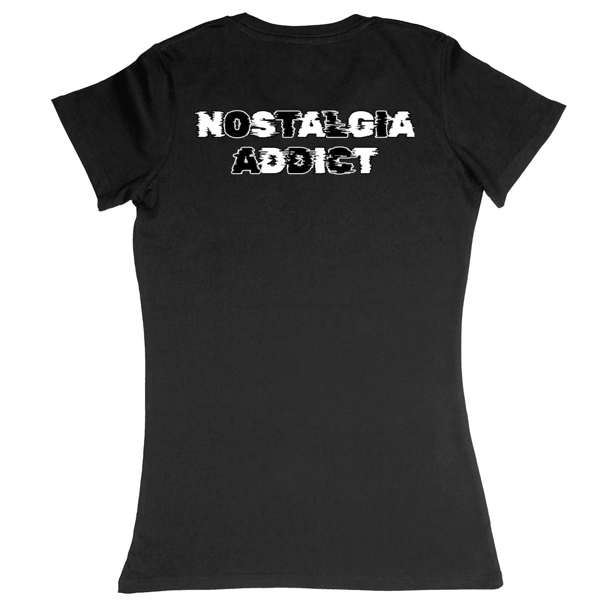 Premium Ladies Fitted Soft T-Shirt - Black - back***Black|||Premium Ladies Fitted Soft T-Shirt