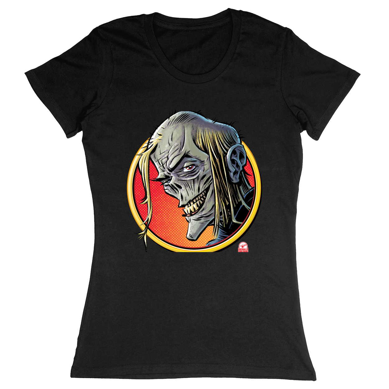 Premium Ladies Fitted Soft T-Shirt - Black - front
