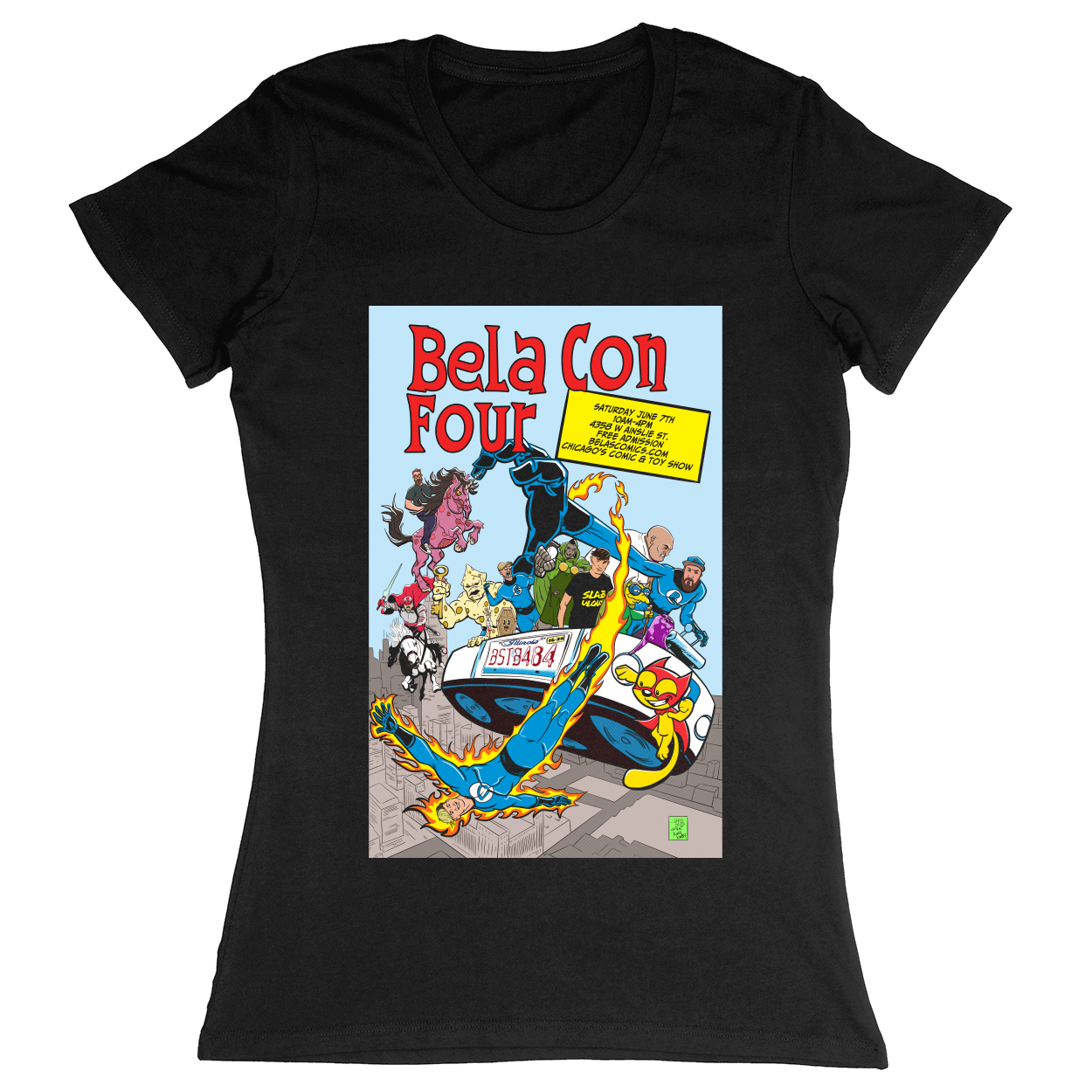 Premium Ladies Fitted Soft T-Shirt - Black - front***Black|||Premium Ladies Fitted Soft T-Shirt