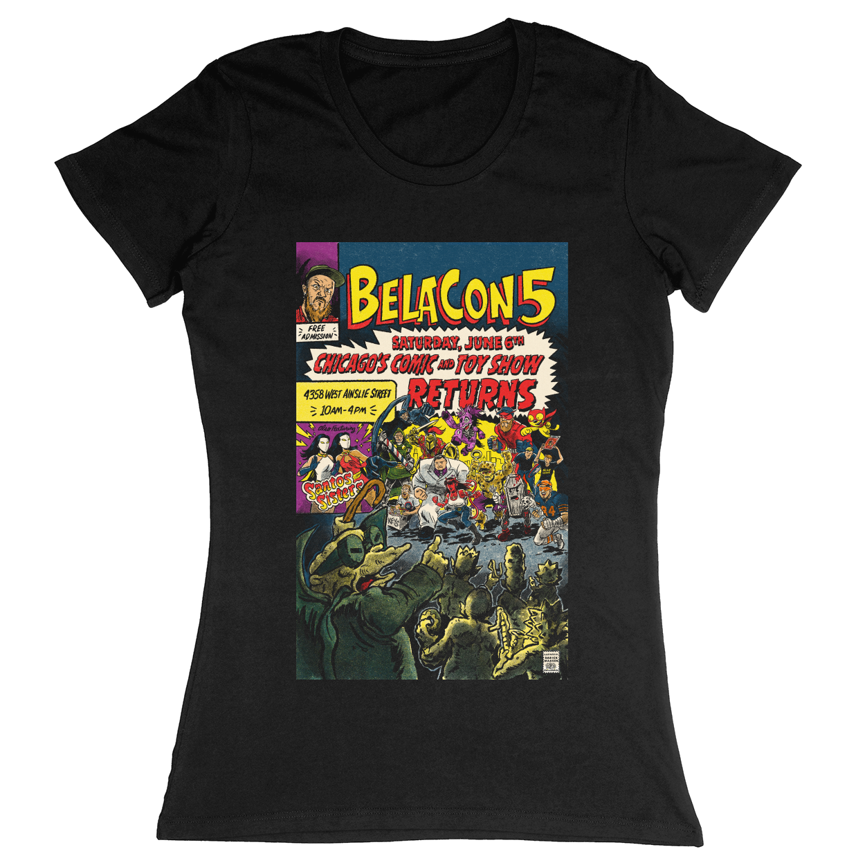 Premium Ladies Fitted Soft T-Shirt - Black - front***Black|||Premium Ladies Fitted Soft T-Shirt