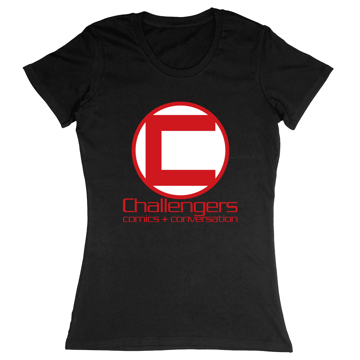 Premium Ladies Fitted Soft T-Shirt - Black - front***Black|||Premium Ladies Fitted Soft T-Shirt