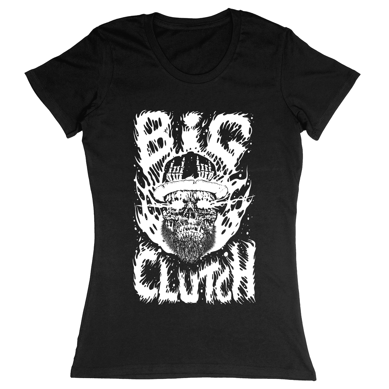 Premium Ladies Fitted Soft T-Shirt - Black - front