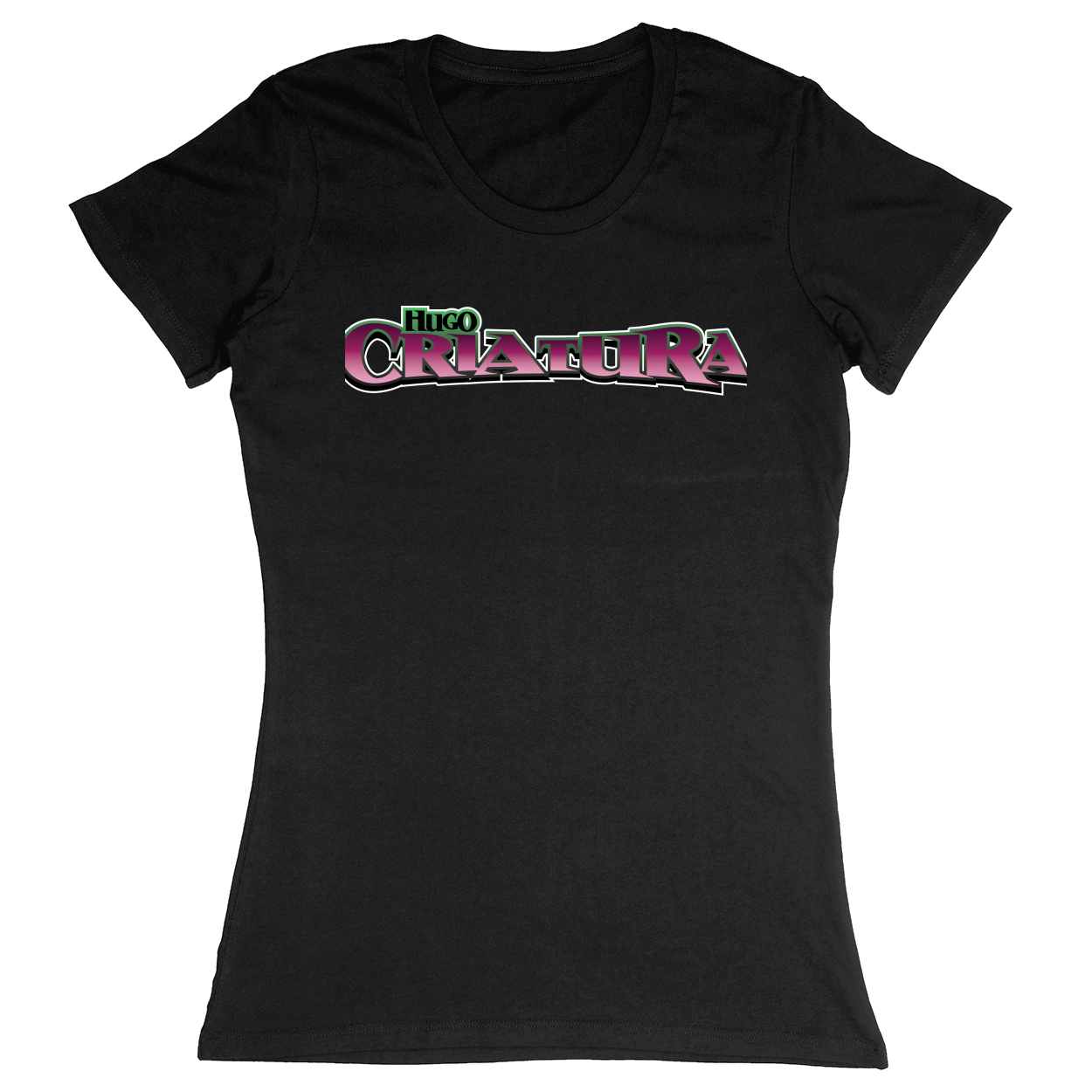 Premium Ladies Fitted Soft T-Shirt - Black - front***Black|||Premium Ladies Fitted Soft T-Shirt