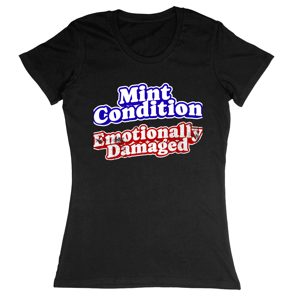 Premium Ladies Fitted Soft T-Shirt - Black - front***Black|||Premium Ladies Fitted Soft T-Shirt