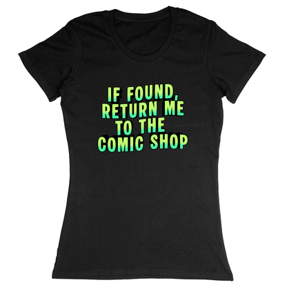 Premium Ladies Fitted Soft T-Shirt - Black - front