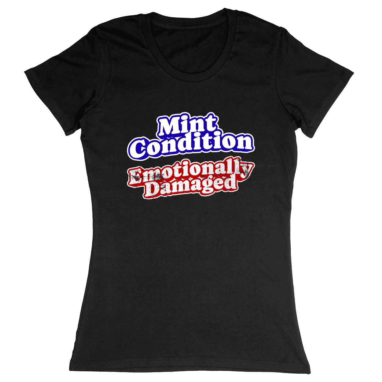 Premium Ladies Fitted Soft T-Shirt - Black - front***Black|||Premium Ladies Fitted Soft T-Shirt