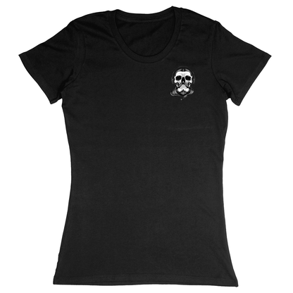 Premium Ladies Fitted Soft T-Shirt - Black - front
