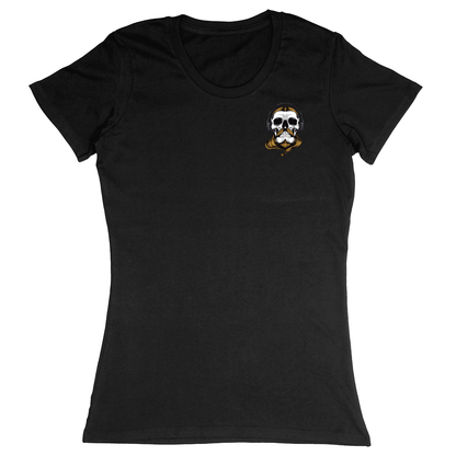 Premium Ladies Fitted Soft T-Shirt - Black - front