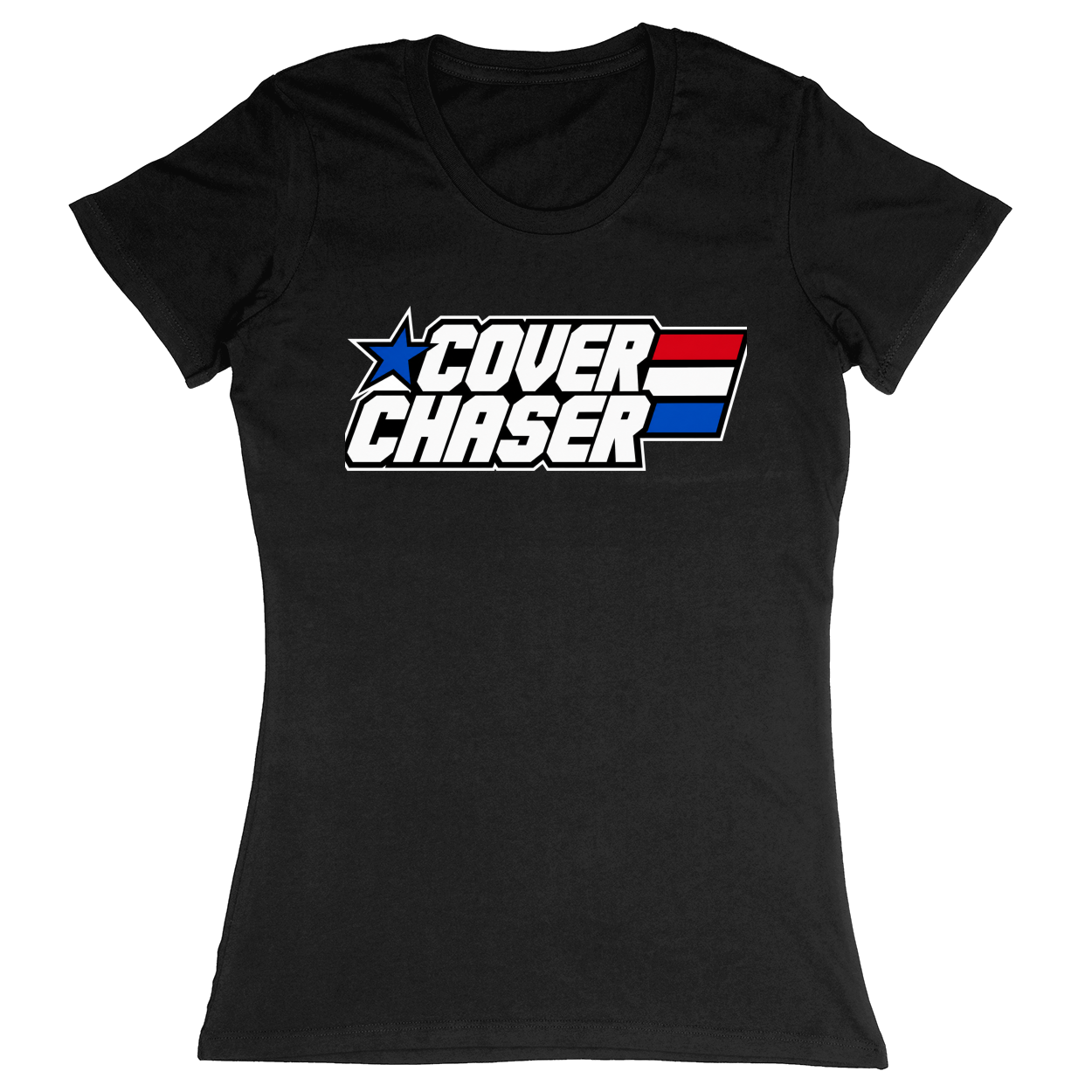 Premium Ladies Fitted Soft T-Shirt - Black - front