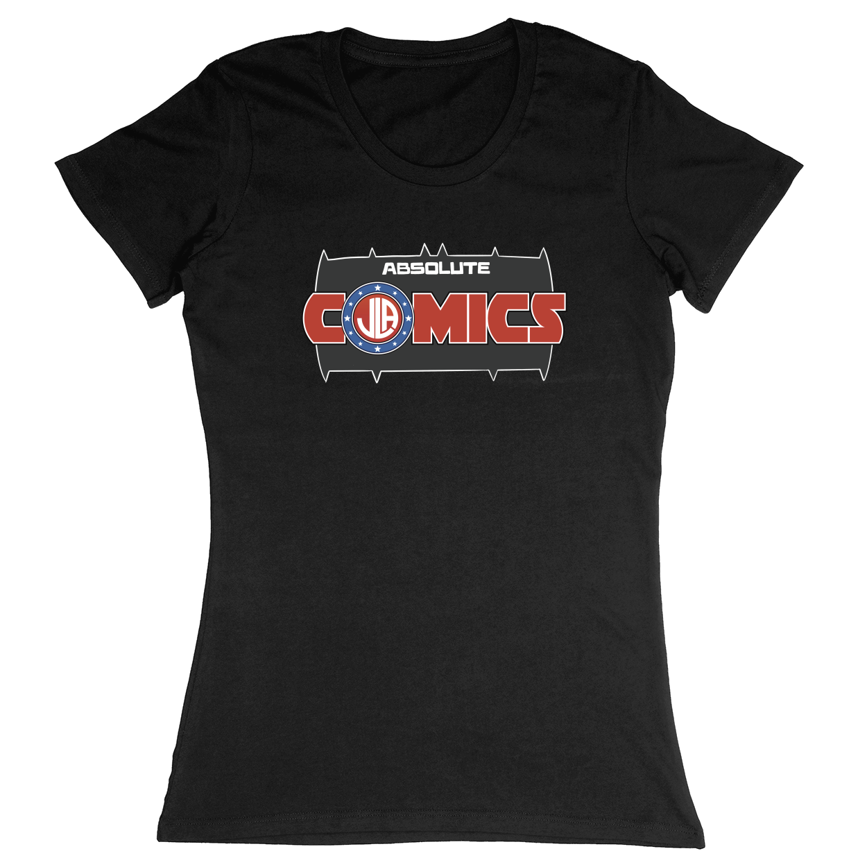 Premium Ladies Fitted Soft T-Shirt - Black - front