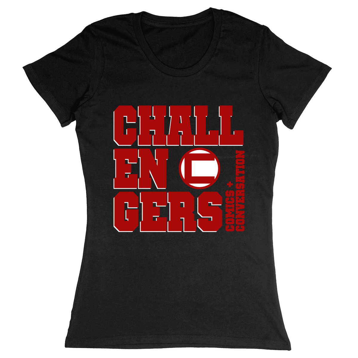 Premium Ladies Fitted Soft T-Shirt - Black - front***Black|||Premium Ladies Fitted Soft T-Shirt