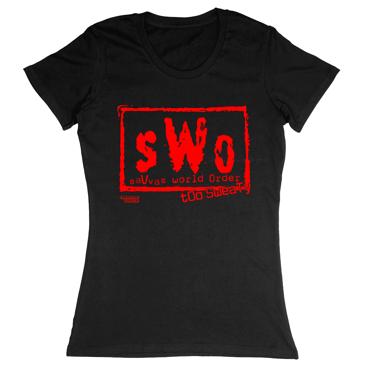Premium Ladies Fitted Soft T-Shirt - Black - front***Black|||Premium Ladies Fitted Soft T-Shirt