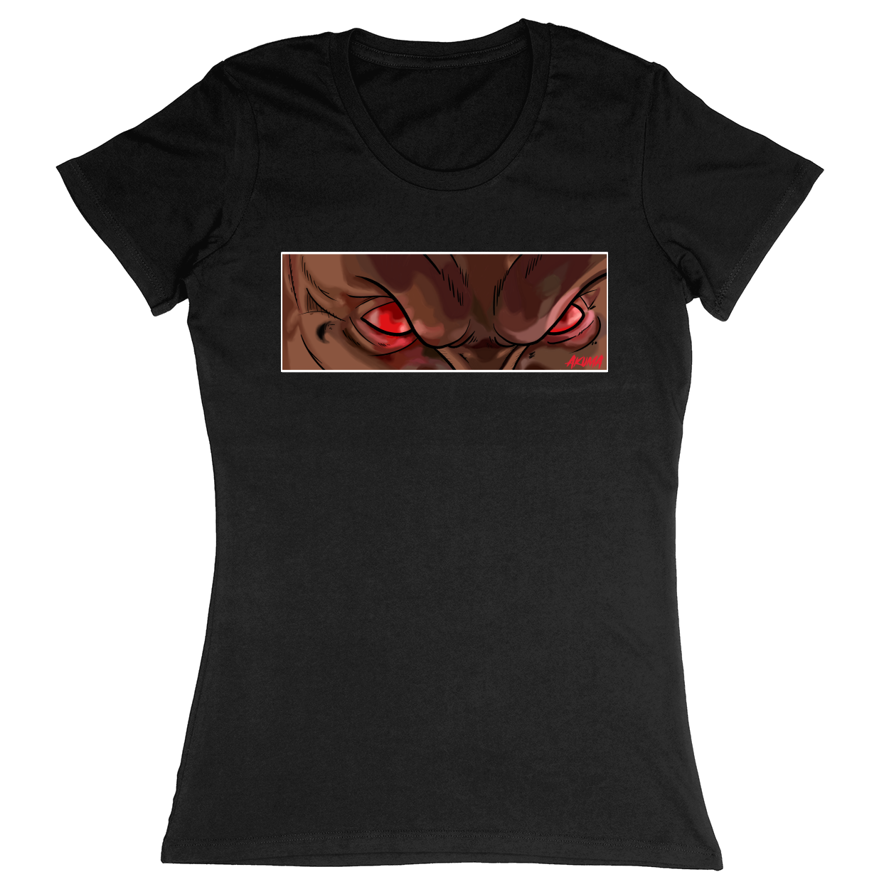 Premium Ladies Fitted Soft T-Shirt - Black - front