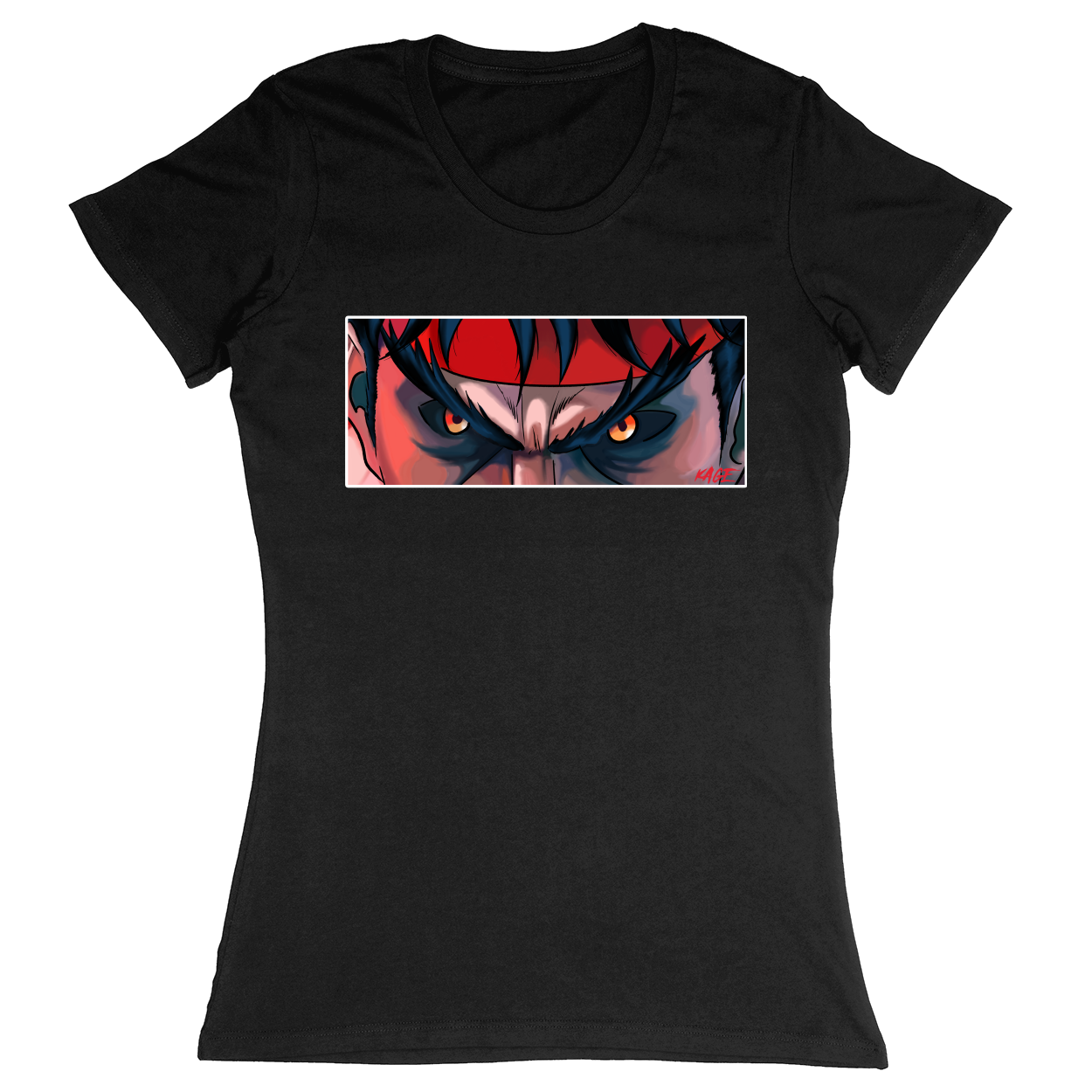 Premium Ladies Fitted Soft T-Shirt - Black - front***Black|||Premium Ladies Fitted Soft T-Shirt