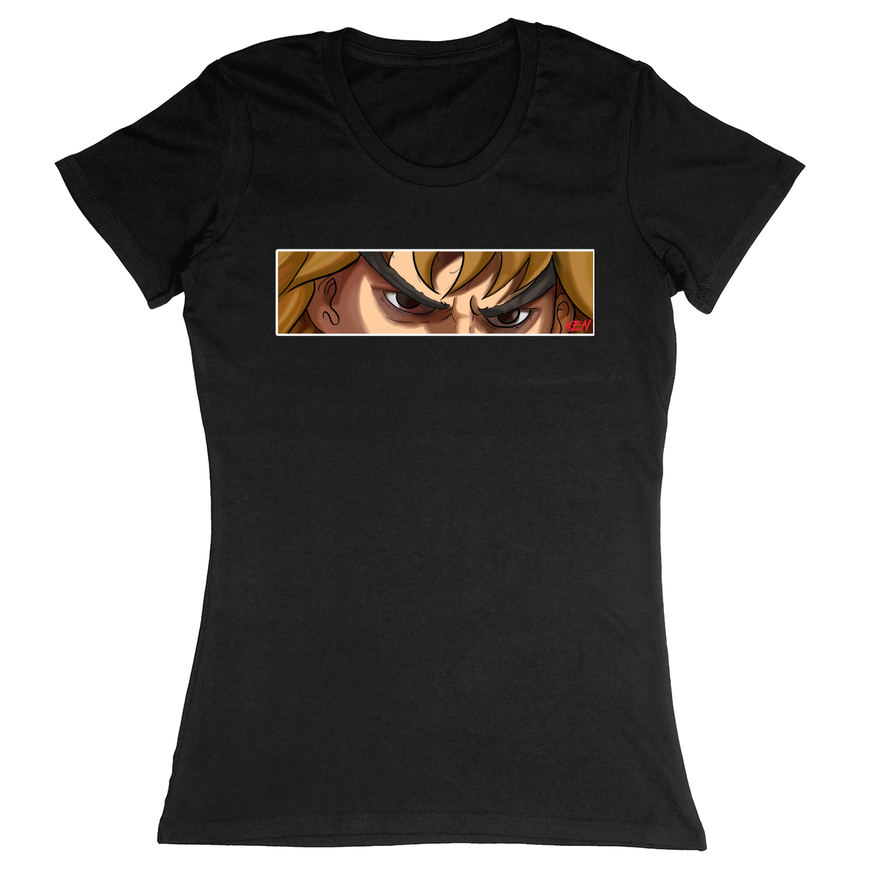 Premium Ladies Fitted Soft T-Shirt - Black - front***Black|||Premium Ladies Fitted Soft T-Shirt