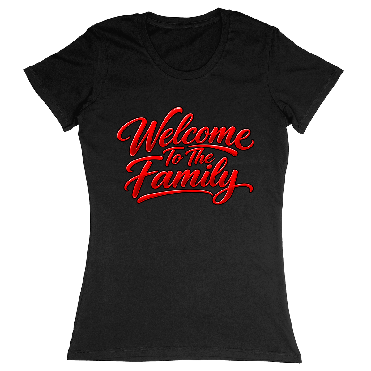 Premium Ladies Fitted Soft T-Shirt - Black - front***Black|||Premium Ladies Fitted Soft T-Shirt