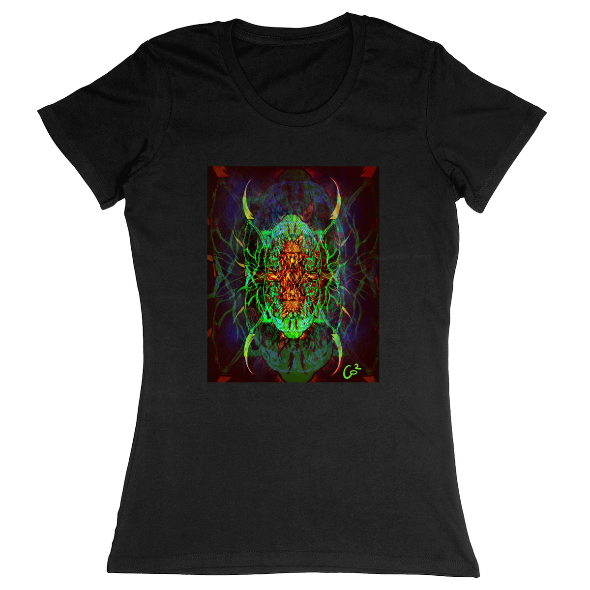 Premium Ladies Fitted Soft T-Shirt - Black - front***Black|||Premium Ladies Fitted Soft T-Shirt