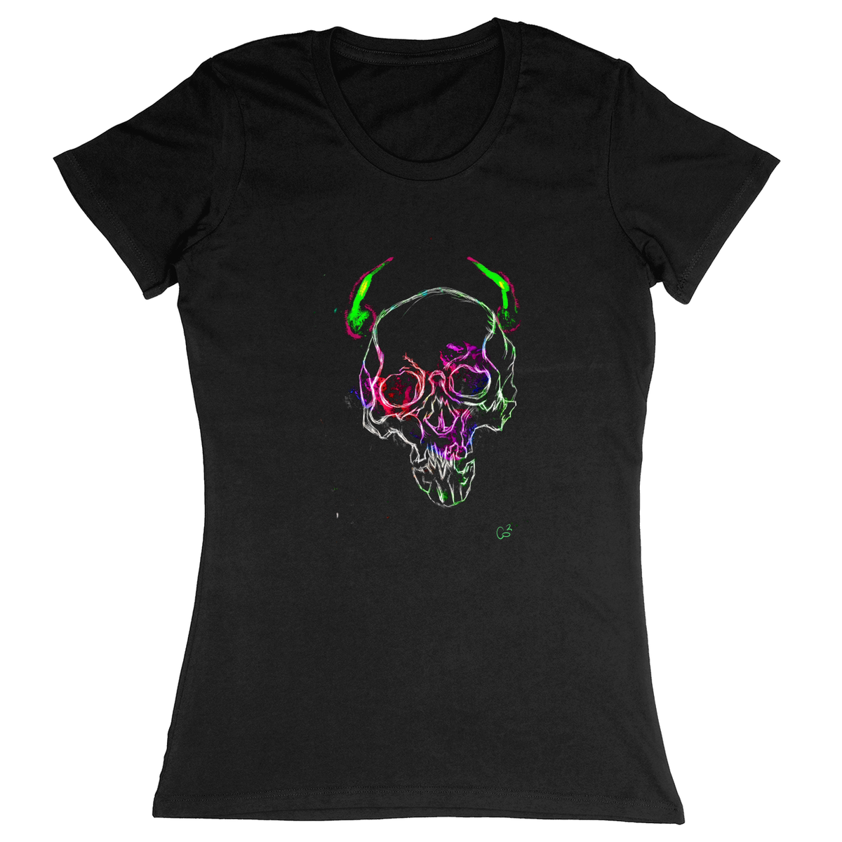 Premium Ladies Fitted Soft T-Shirt - Black - front***Black|||Premium Ladies Fitted Soft T-Shirt
