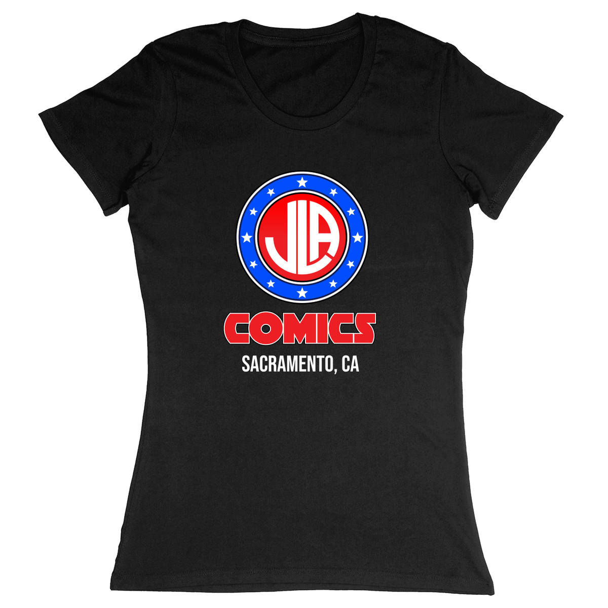 Premium Ladies Fitted Soft T-Shirt - Black - front***Black|||Premium Ladies Fitted Soft T-Shirt