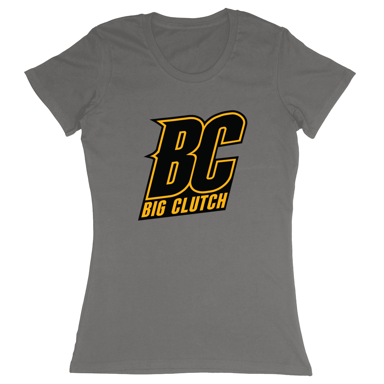 Premium Ladies Fitted Soft T-Shirt - Charcoal - front***Charcoal|||Premium Ladies Fitted Soft T-Shirt