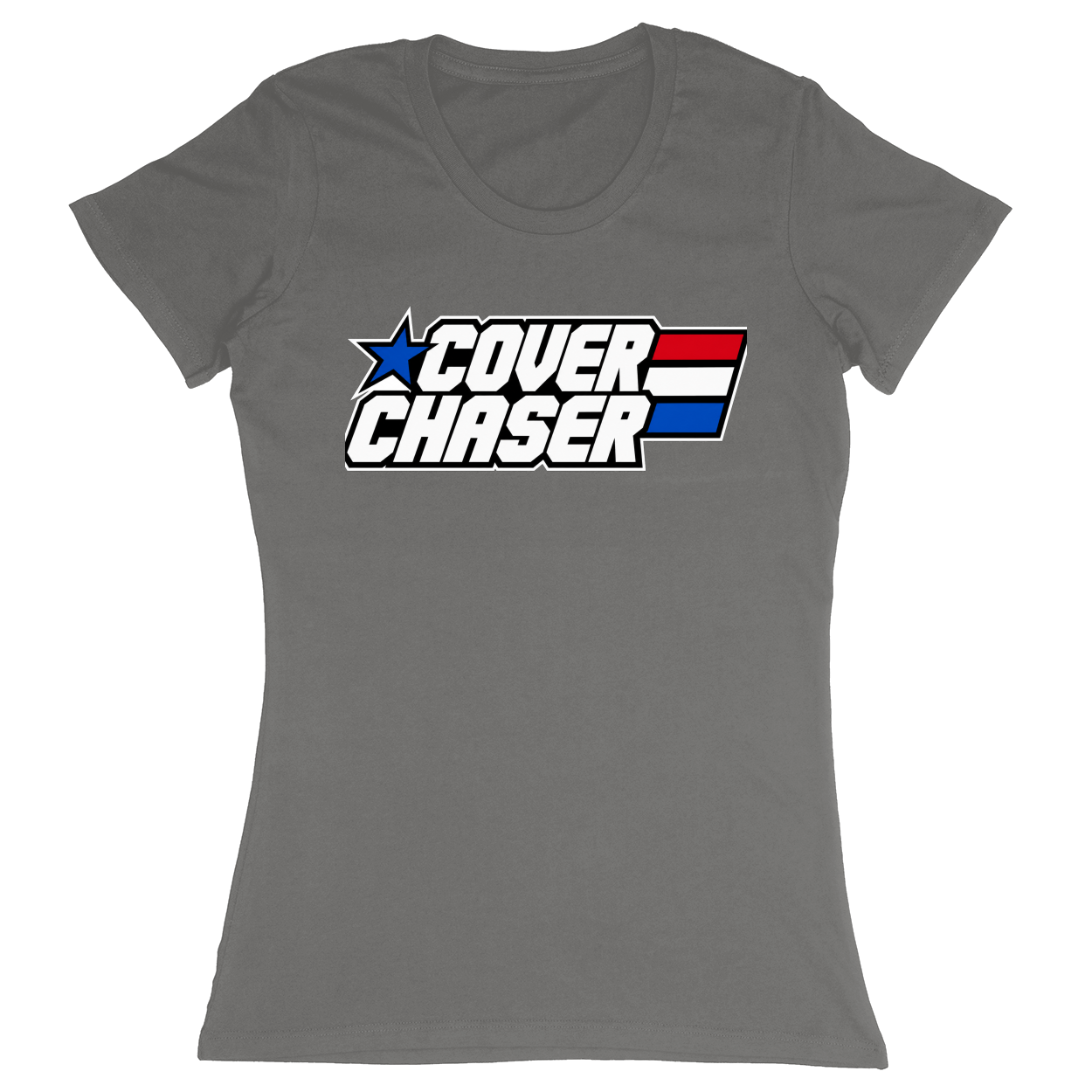 Premium Ladies Fitted Soft T-Shirt - Charcoal - front***Charcoal|||Premium Ladies Fitted Soft T-Shirt