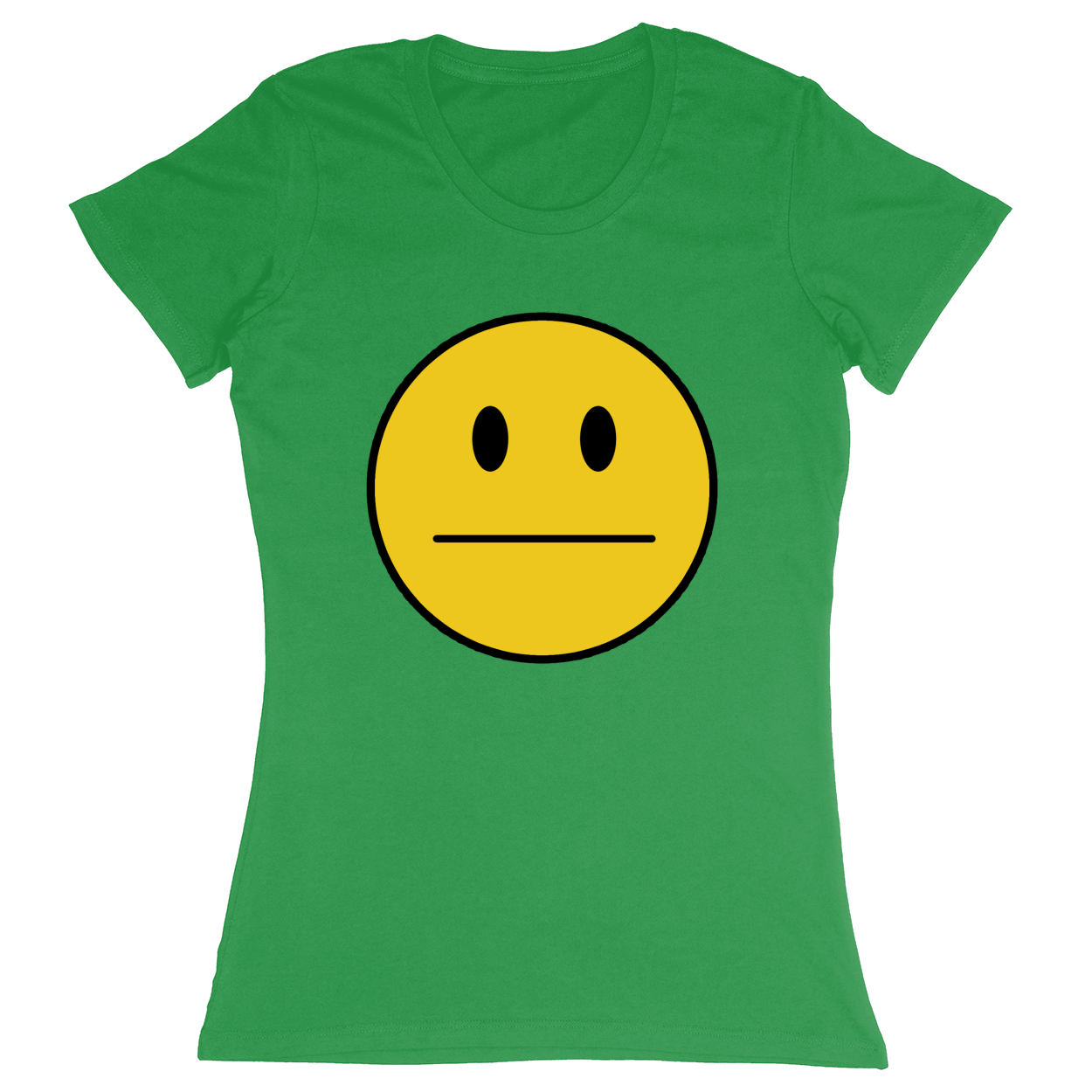 Premium Ladies Fitted Soft T-Shirt - Green - front