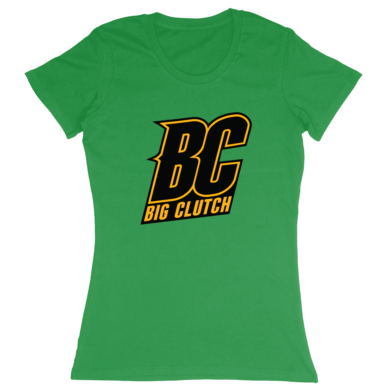 Premium Ladies Fitted Soft T-Shirt - Green - front***Green|||Premium Ladies Fitted Soft T-Shirt