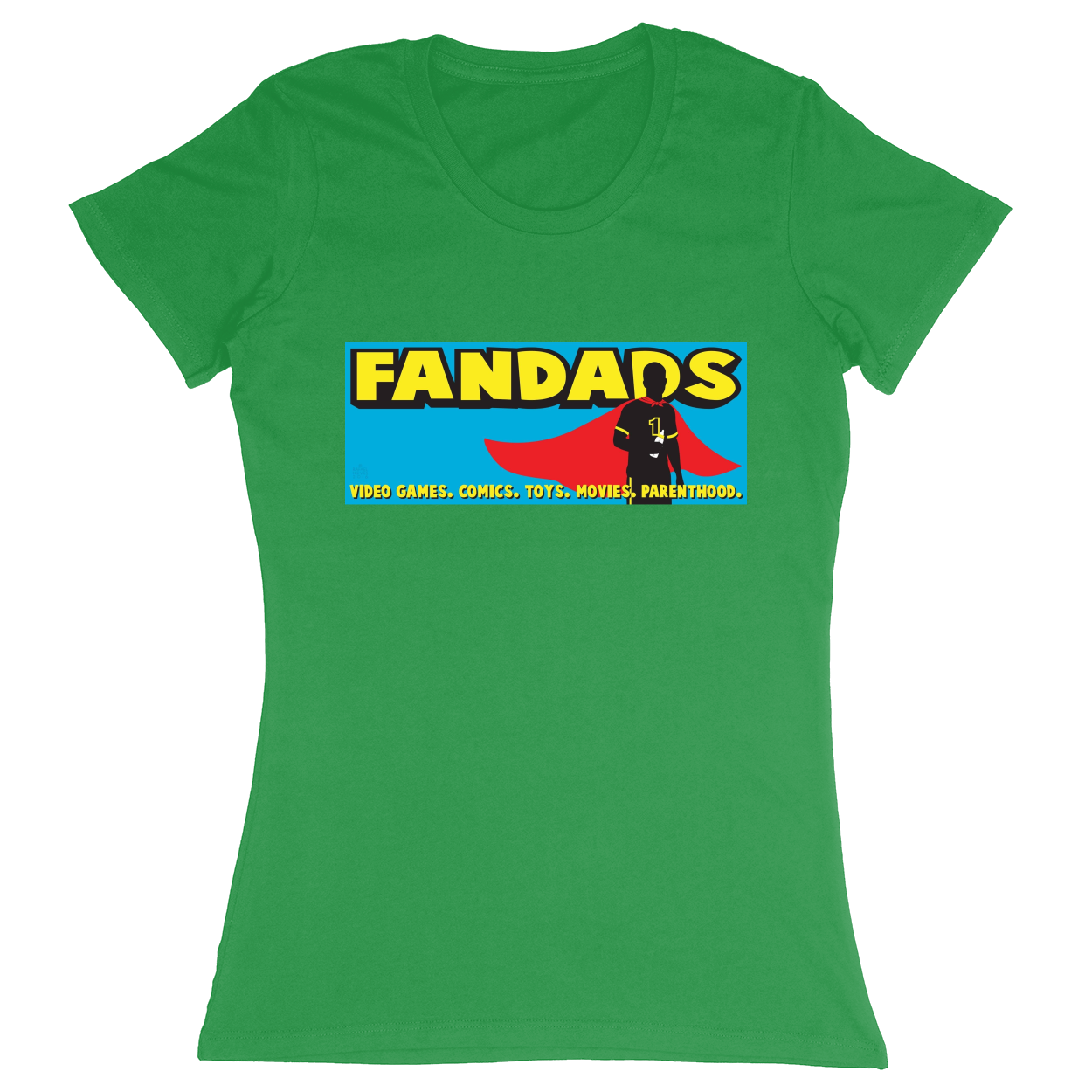 Premium Ladies Fitted Soft T-Shirt - Green - front***Green|||Premium Ladies Fitted Soft T-Shirt