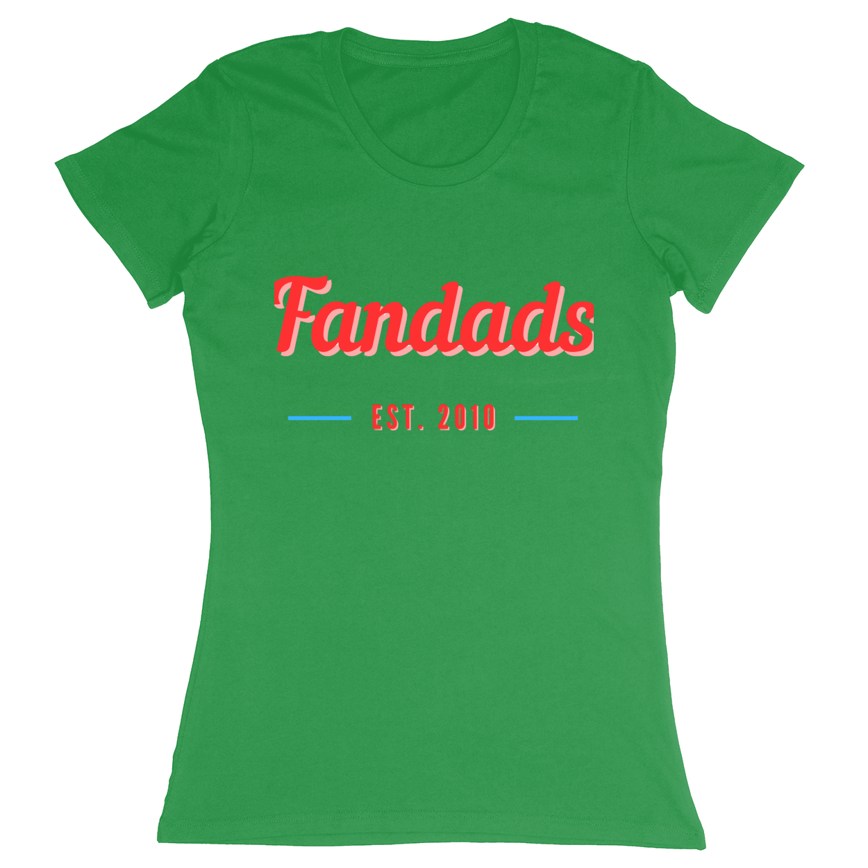 Premium Ladies Fitted Soft T-Shirt - Green - front***Green|||Premium Ladies Fitted Soft T-Shirt