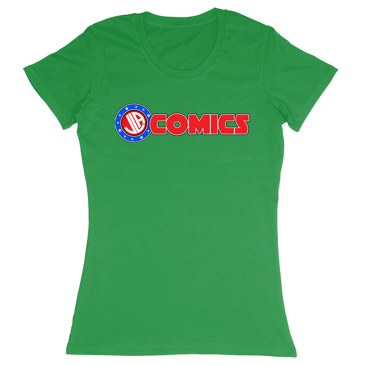 Premium Ladies Fitted Soft T-Shirt - Green - front