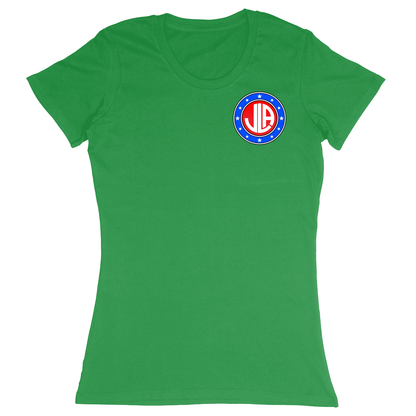 Premium Ladies Fitted Soft T-Shirt - Green - front