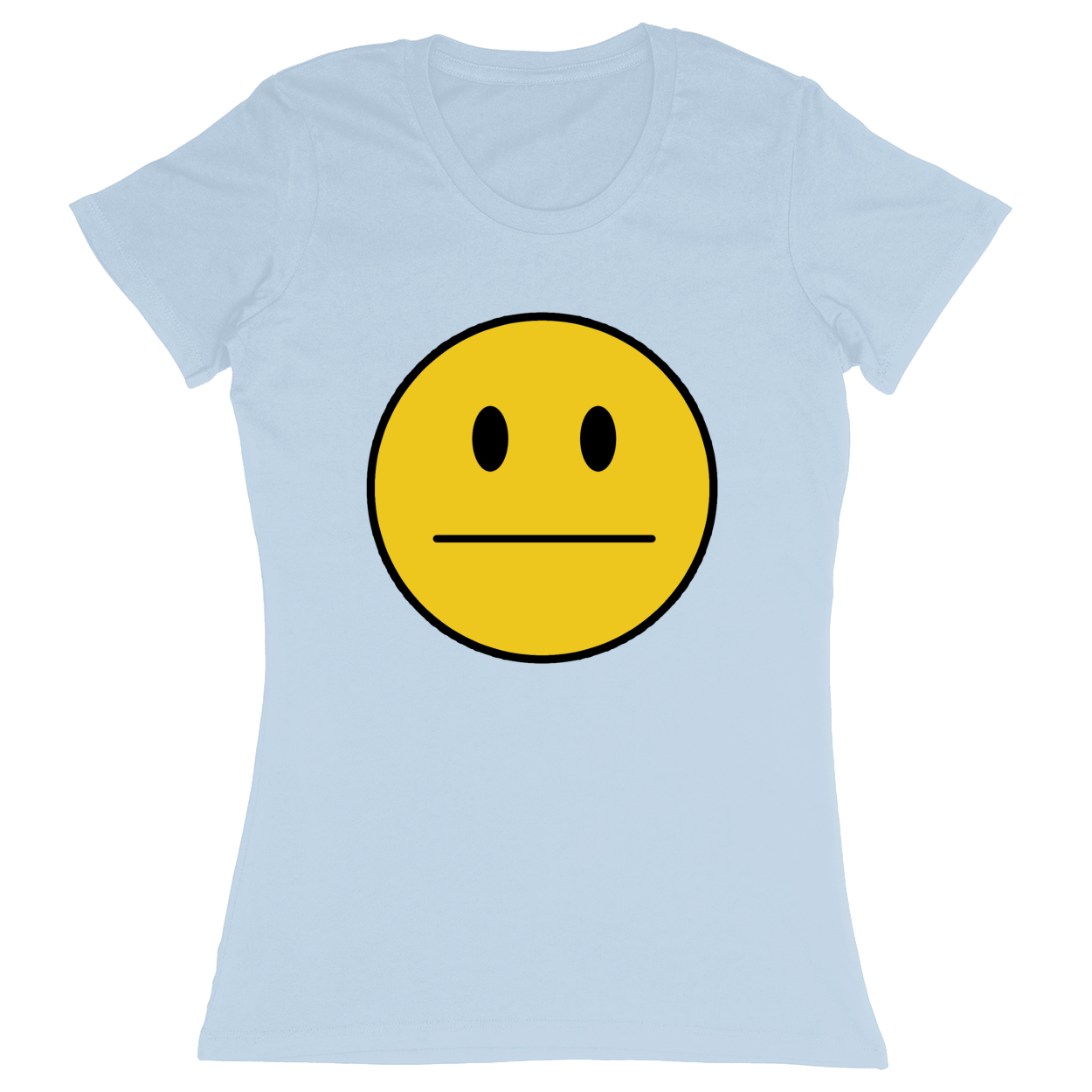 Premium Ladies Fitted Soft T-Shirt - Light Blue - front***Light Blue|||Premium Ladies Fitted Soft T-Shirt