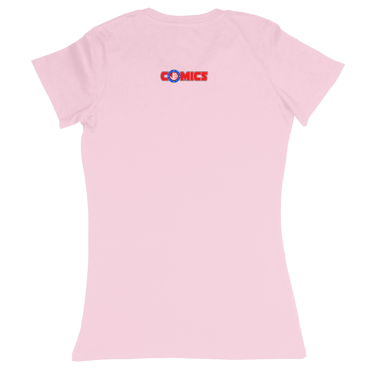 Premium Ladies Fitted Soft T-Shirt - Light Pink - back***Light Pink|||Premium Ladies Fitted Soft T-Shirt