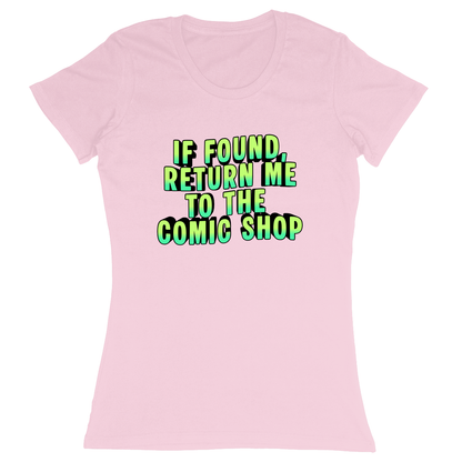Premium Ladies Fitted Soft T-Shirt - Light Pink - front