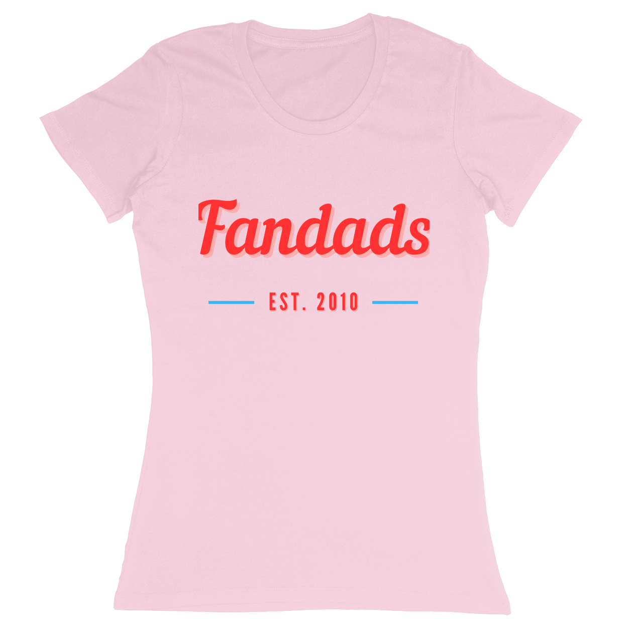 Premium Ladies Fitted Soft T-Shirt - Light Pink - front***Light Pink|||Premium Ladies Fitted Soft T-Shirt