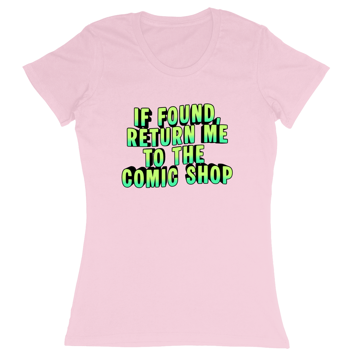 Premium Ladies Fitted Soft T-Shirt - Light Pink - front***Light Pink|||Premium Ladies Fitted Soft T-Shirt