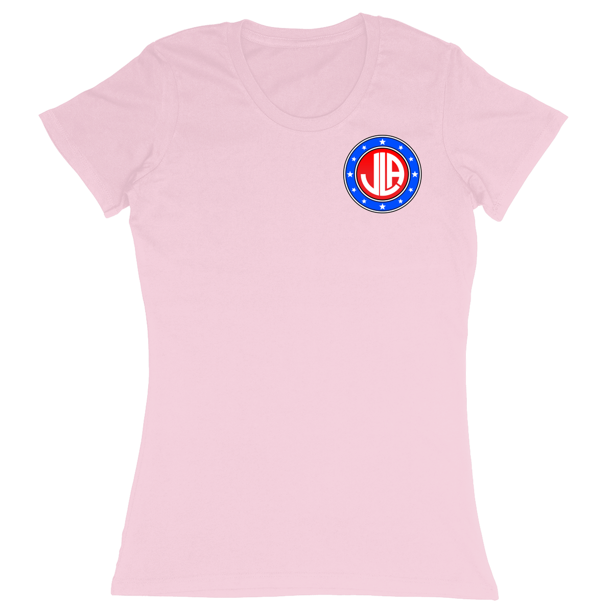 Premium Ladies Fitted Soft T-Shirt - Light Pink - front***Light Pink|||Premium Ladies Fitted Soft T-Shirt